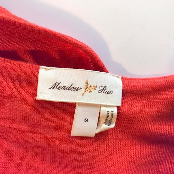 Host pick 🎉 🎈 Anthropology Meadow Rue 100% linen top - Picture 10 of 13